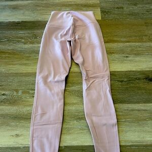 Lululemon double lined 28” Pink Peony Leggings